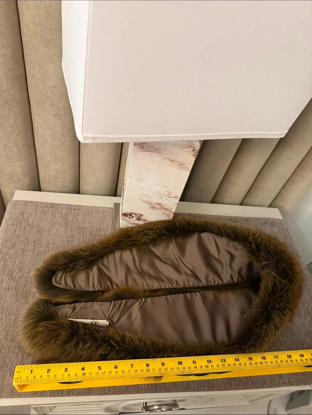 Real Fox fur collar